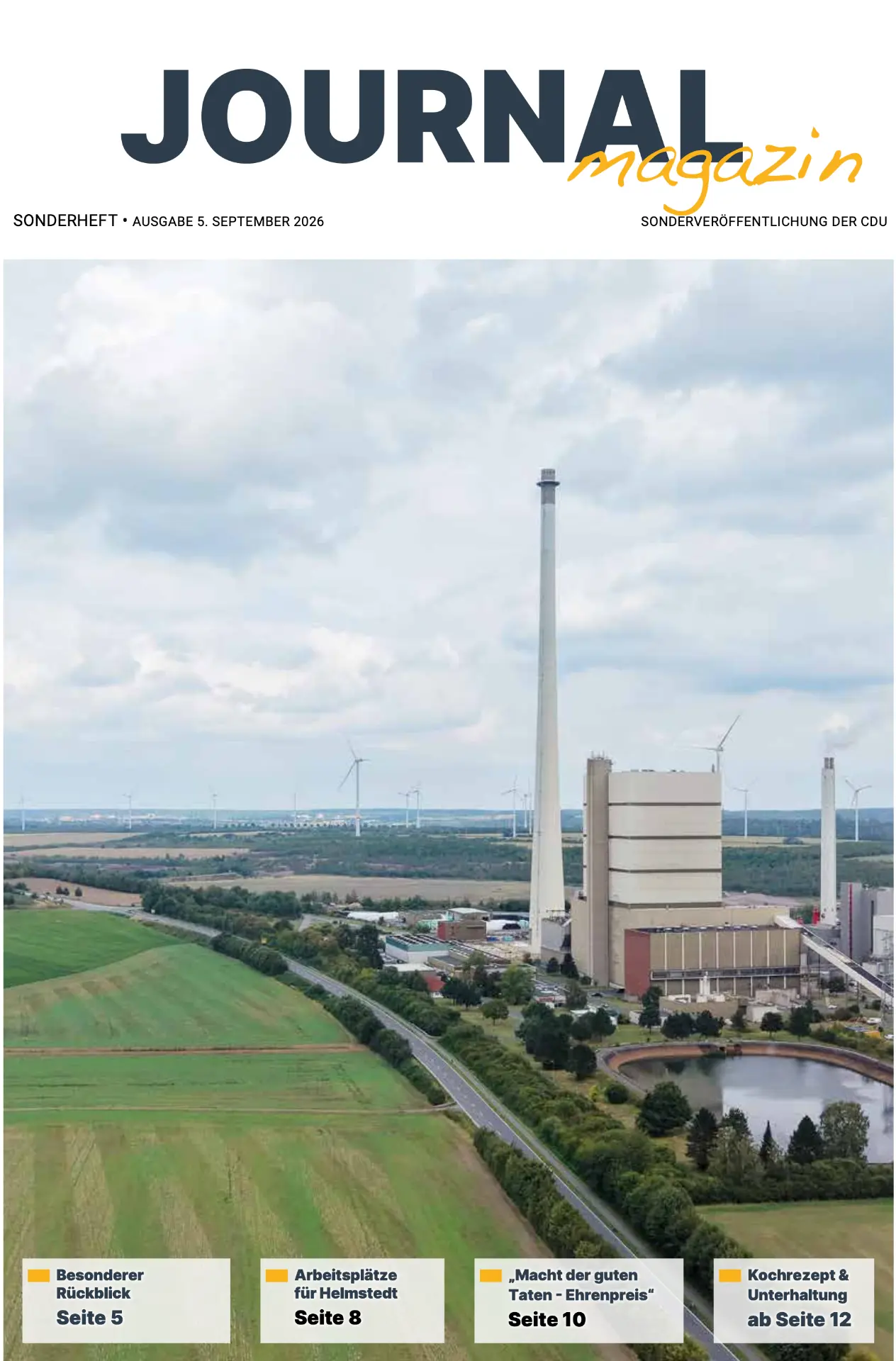 Titelseite des JOURNAL magazins – Sonderheft, 5. September 2026